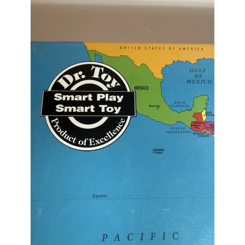 New World Geo Puzzle Latin America Dr. Toy Educational Toy‎ Sealed NIB